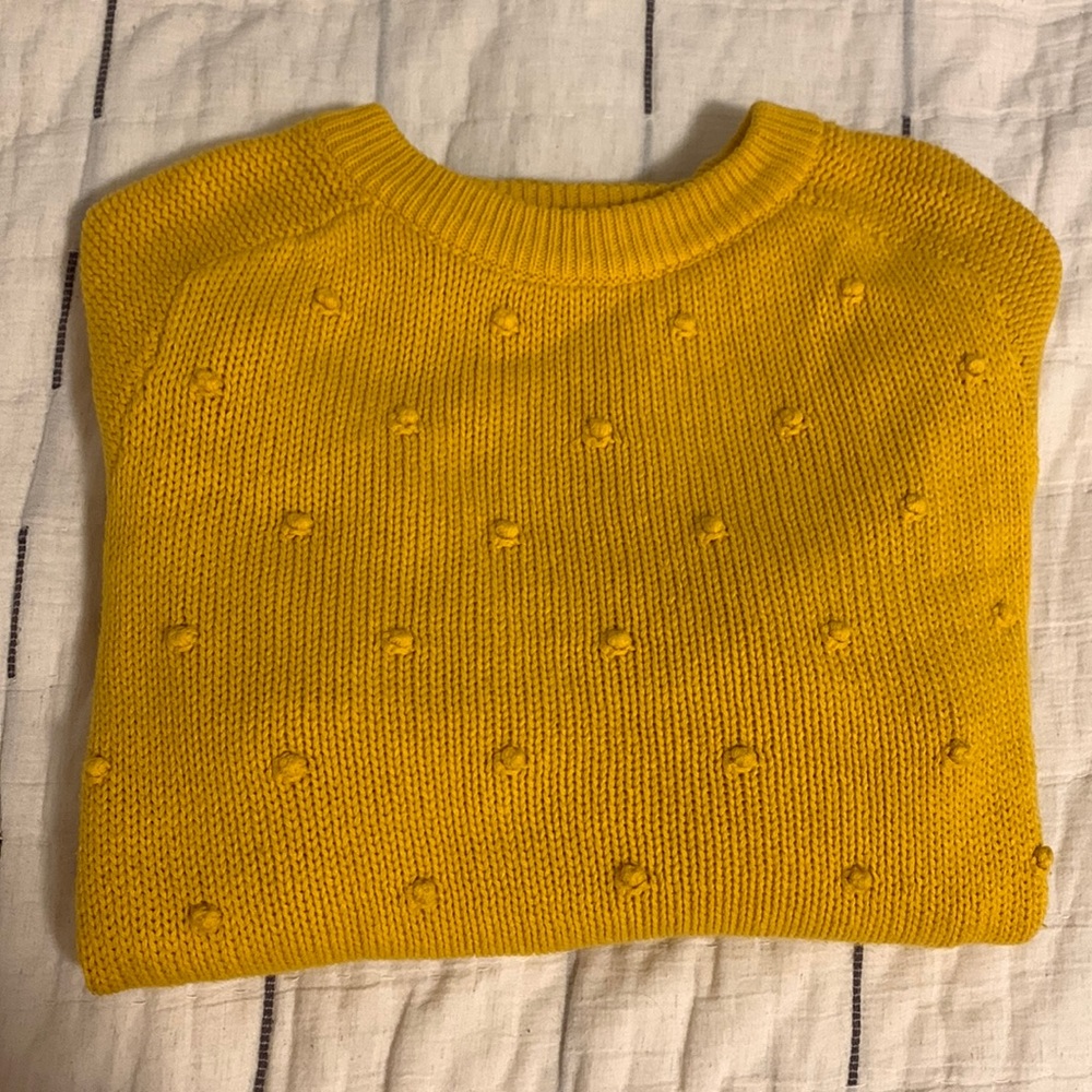 Yellow Polka Dot sweater